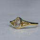 Exceptional Antique Pear Diamond Solitaire