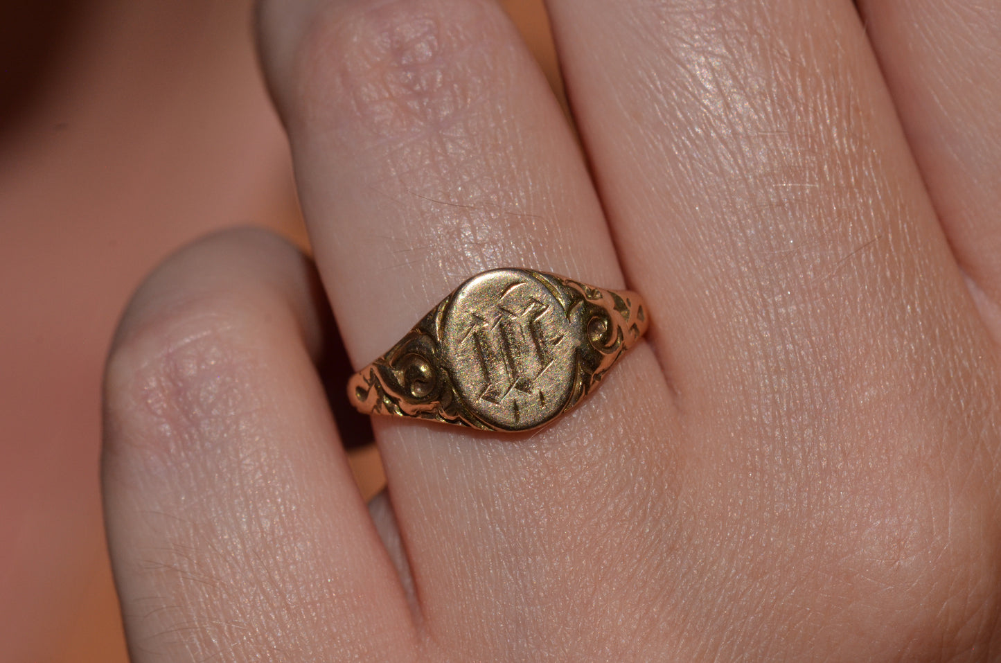 Well-Loved Antique Signet Ring M/W