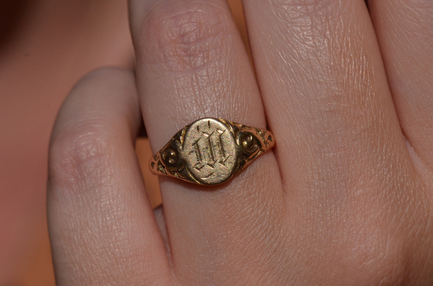 Well-Loved Antique Signet Ring M/W