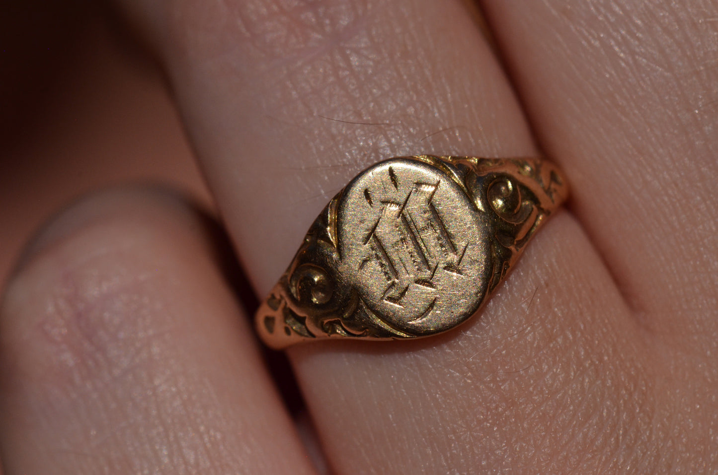 Well-Loved Antique Signet Ring M/W