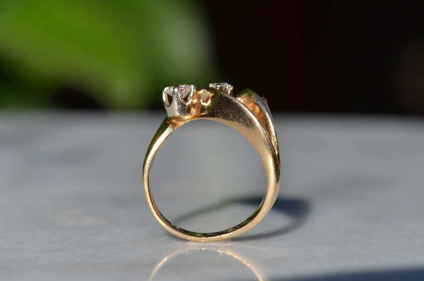 Bold Vintage Diamond and Opal Cocktail Ring