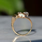 Bold Vintage Diamond and Opal Cocktail Ring