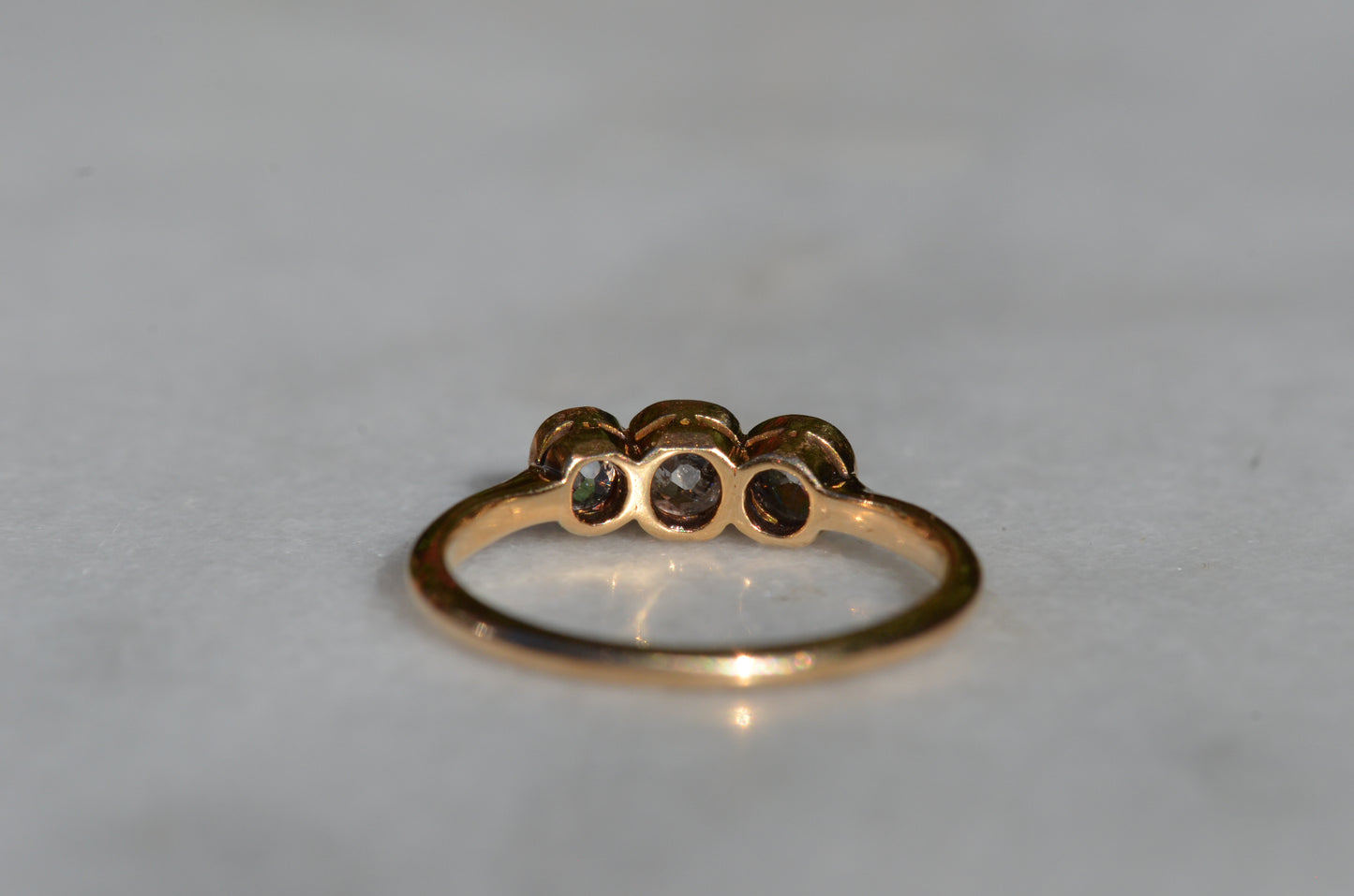 Rustic Antique Trilogy Ring