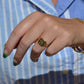 Fancy RH Monogram Signet Ring