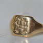 Fancy RH Monogram Signet Ring