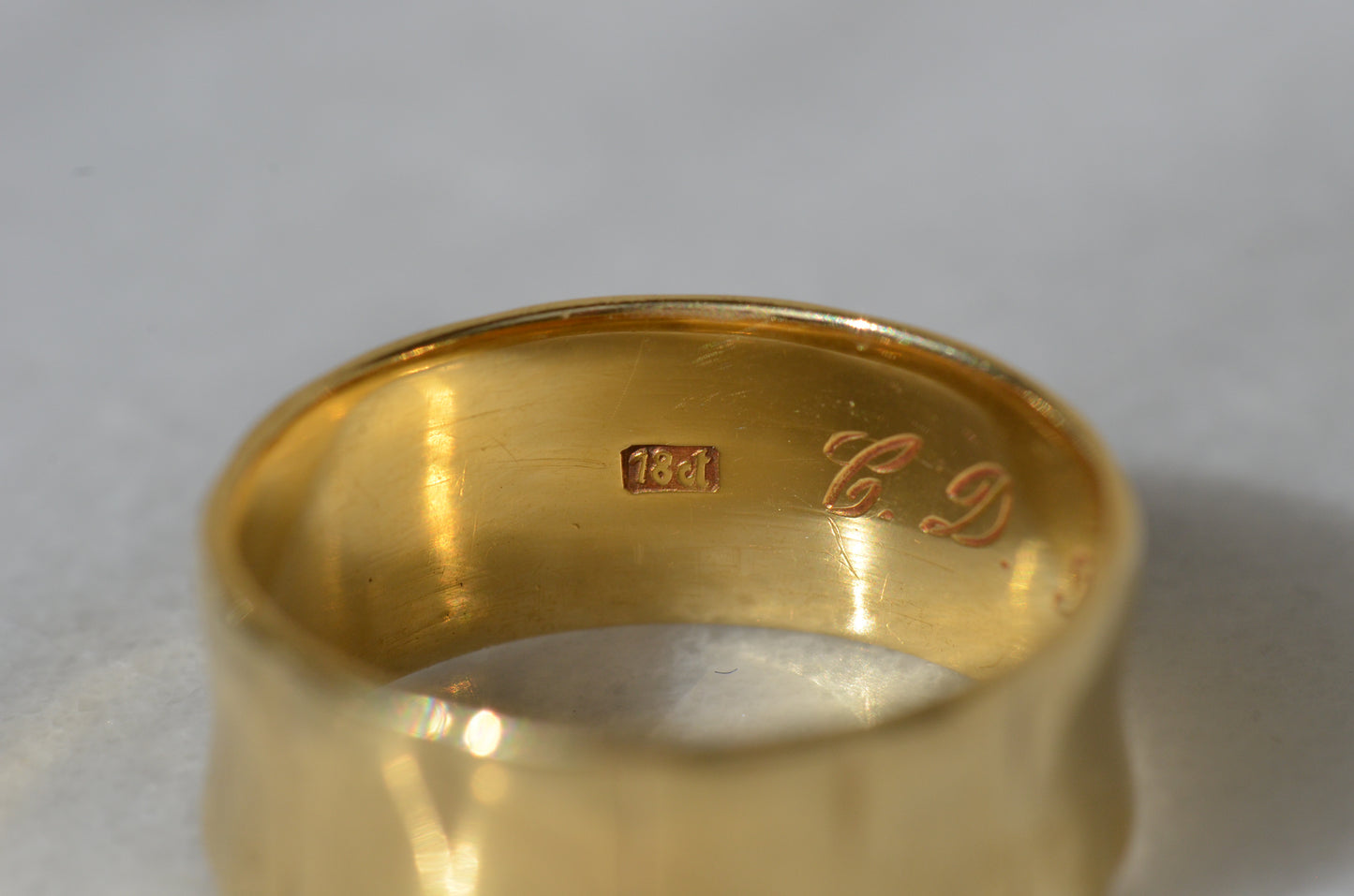 Wide Engraved Band 2-20-76