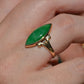 Vintage Marquise Jade Ring