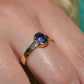 Velvety Vintage Sapphire Solitaire