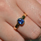 Velvety Vintage Sapphire Solitaire