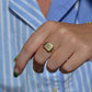 Vintage CM Monogram Signet Ring