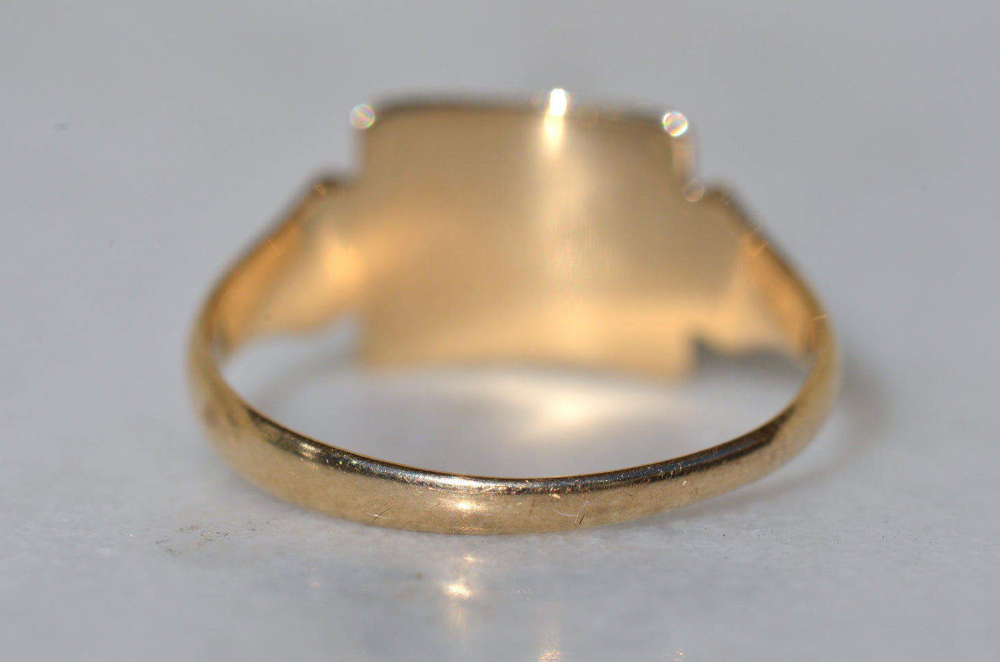 Vintage CM Monogram Signet Ring