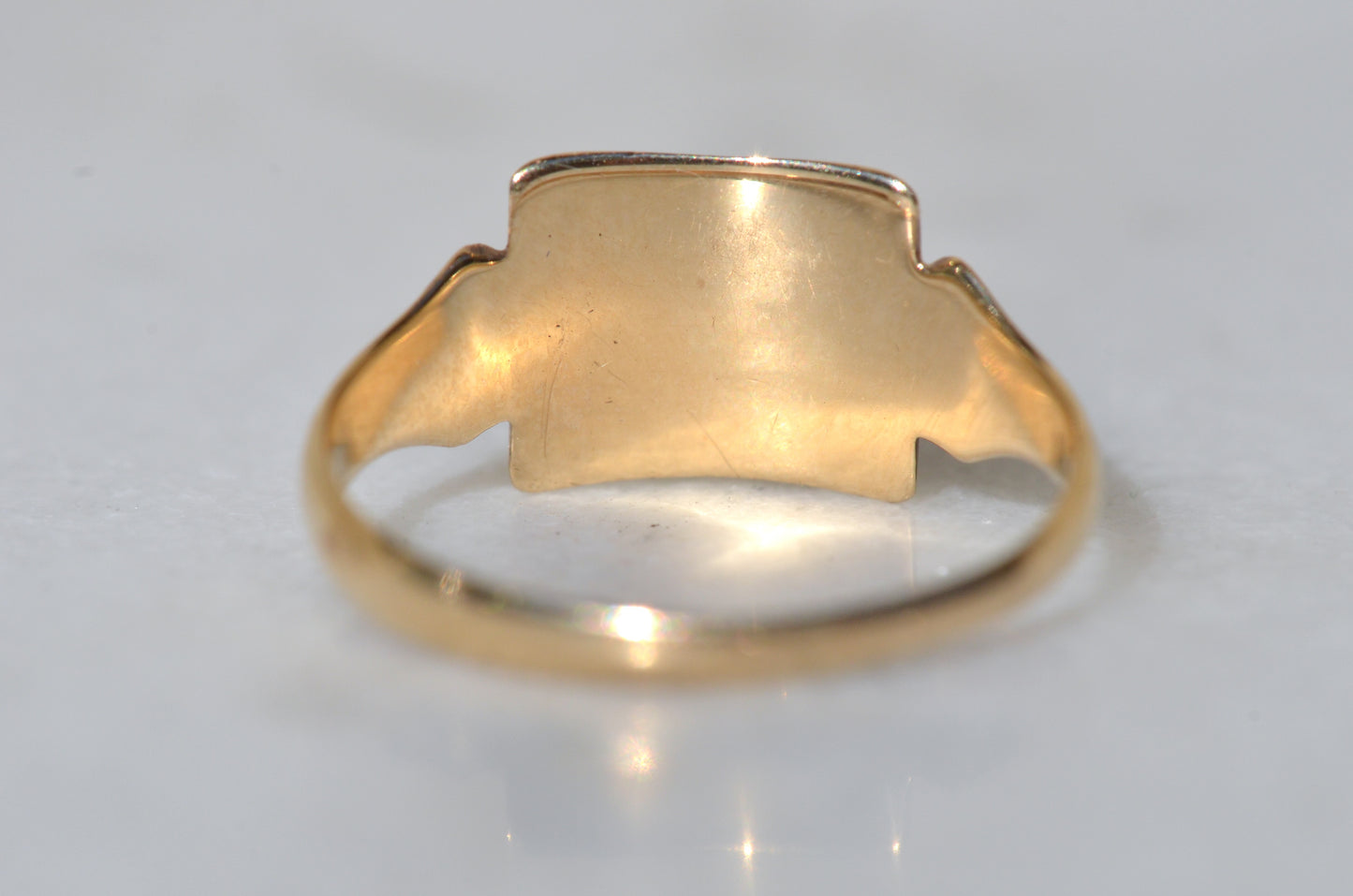 Vintage CM Monogram Signet Ring