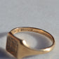 Sleek Vintage Signet Ring HE