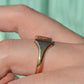 Sleek Vintage Signet Ring HE