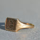 Sleek Vintage Signet Ring HE