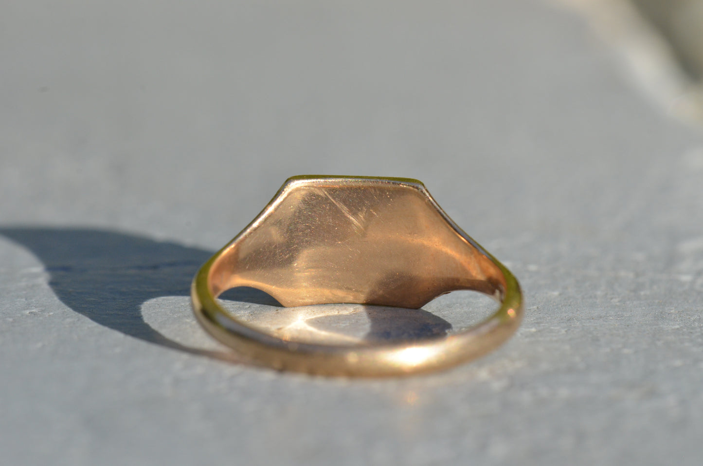 Sleek Vintage Signet Ring HE