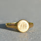 Rich Antique Personalized Signet DW