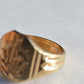 Heavy Midcentury Signet Ring LAC