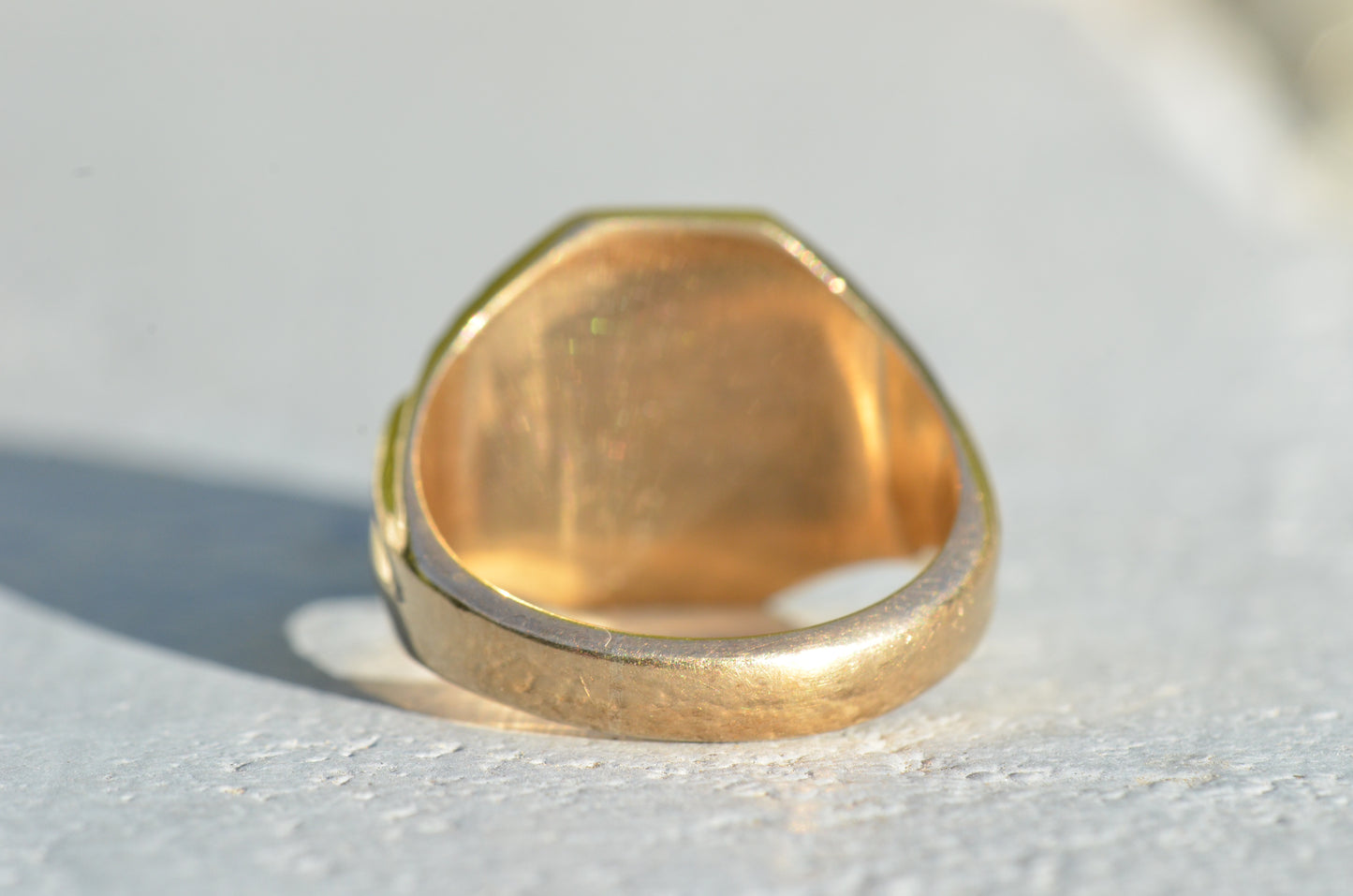 Heavy Midcentury Signet Ring LAC