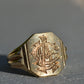 Heavy Midcentury Signet Ring LAC