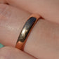 Sturdy Vintage Rose Gold Band