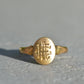 Small Vintage Monogram Signet Ring EAC