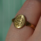 Small Vintage Monogram Signet Ring EAC