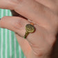 Small Vintage Monogram Signet Ring EAC