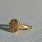 Small Vintage Monogram Signet Ring EAC