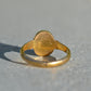 Small Vintage Monogram Signet Ring EAC