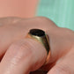 Chic East-West Onyx Signet Ring