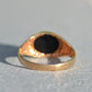 Chic East-West Onyx Signet Ring