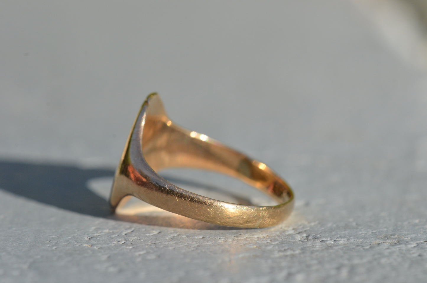 Elongated Vintage Signet Ring EH