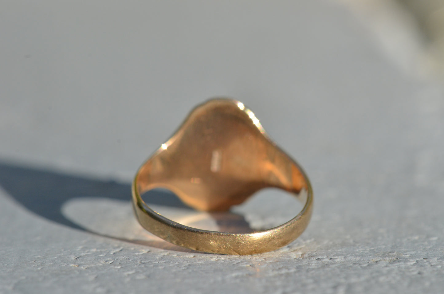 Elongated Vintage Signet Ring EH