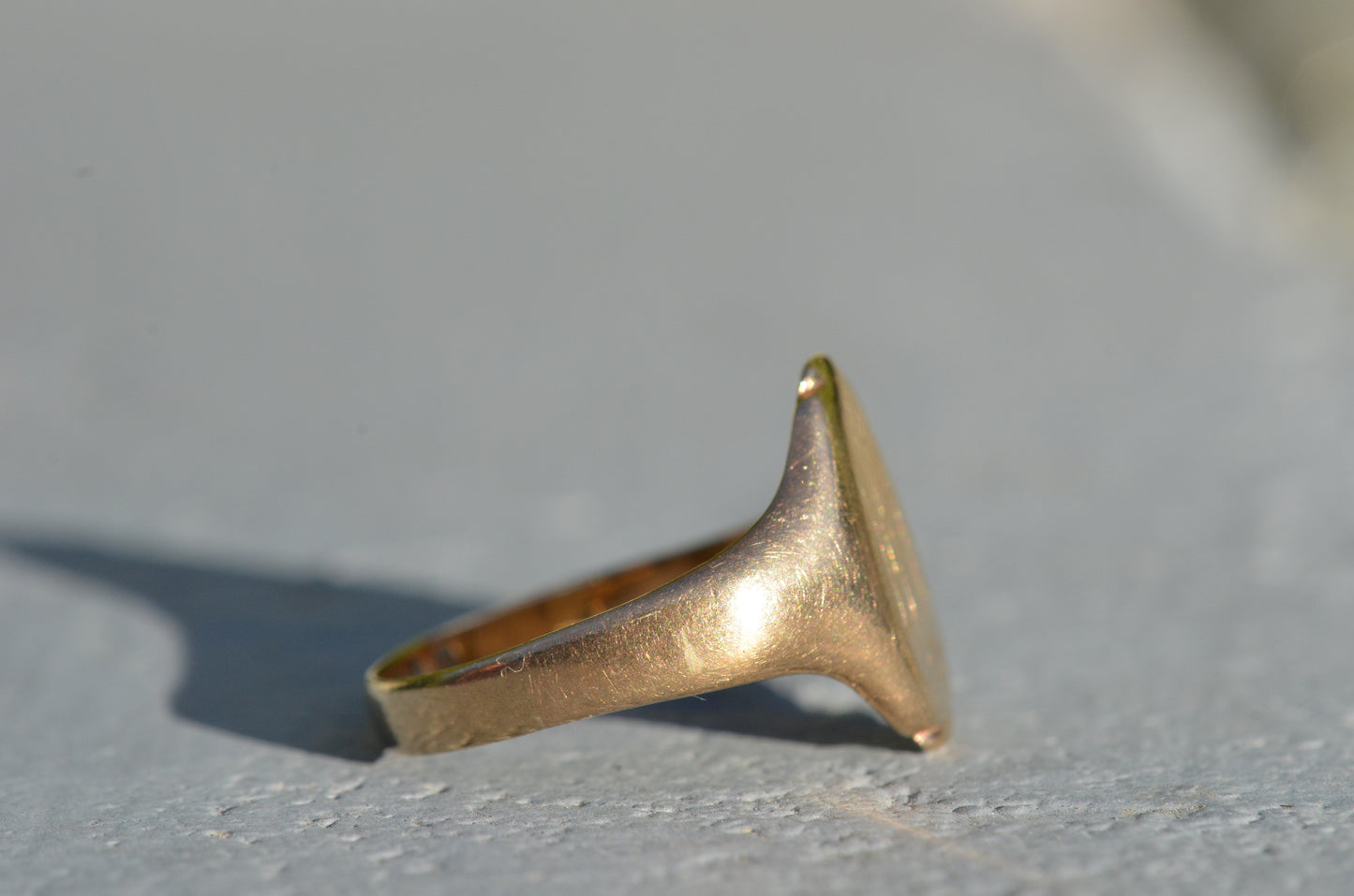 Elongated Vintage Signet Ring EH