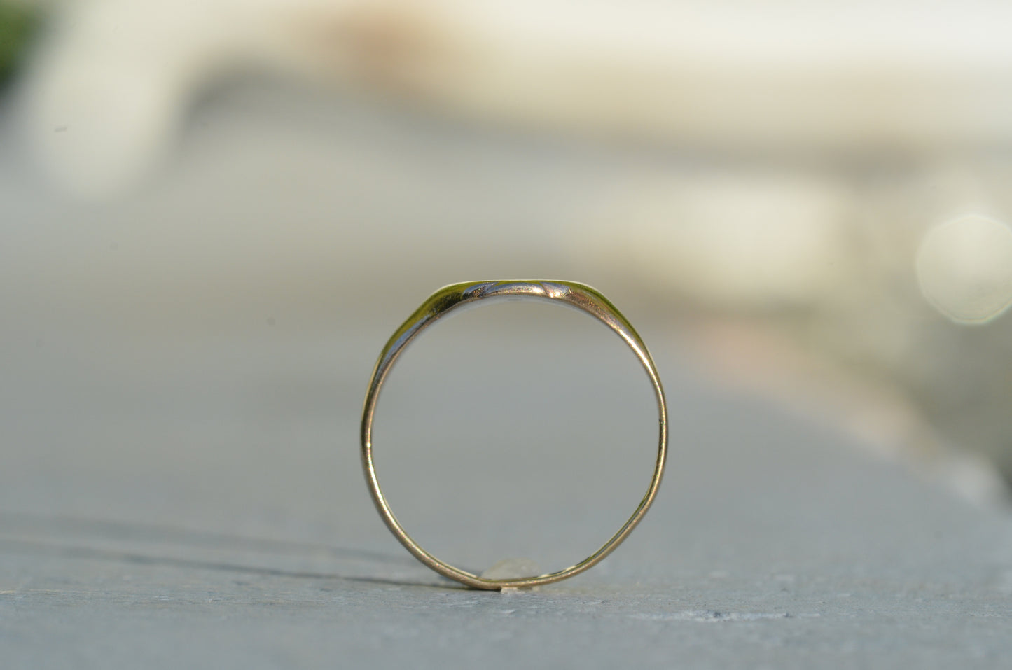 Elongated Vintage Signet Ring EH