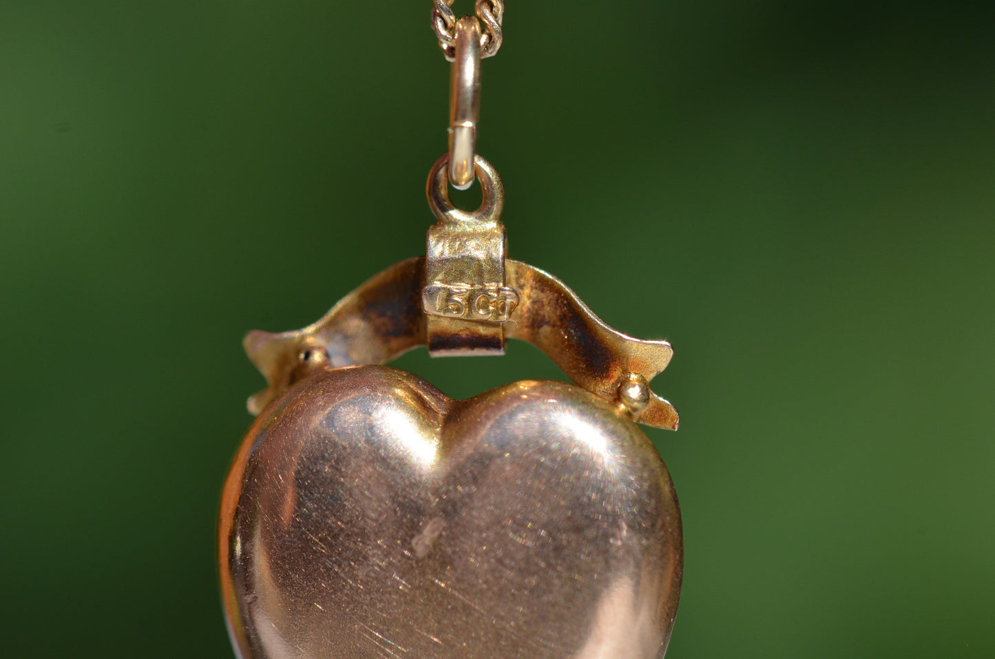 Romantic Antique Heart Pendant