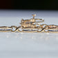 Shimmering Vintage Baguette Diamond Bracelet