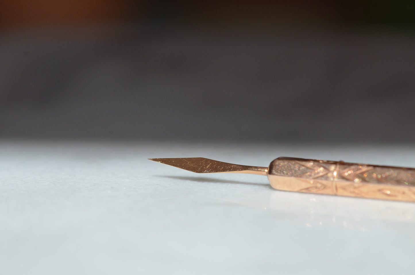 Exquisite Antique Solid Gold Toothpick