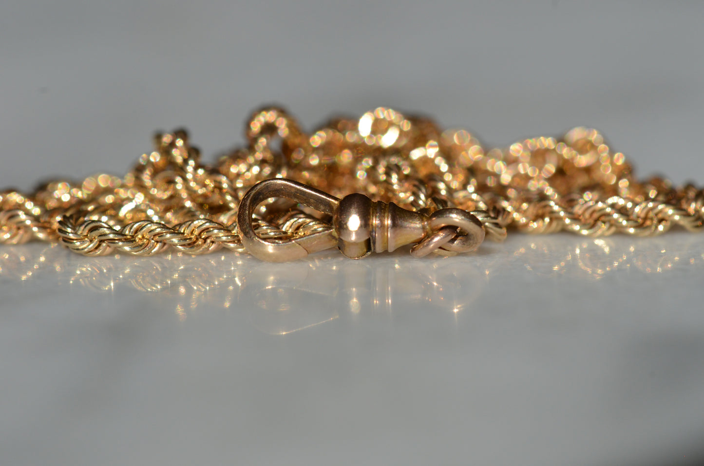 Fantastic Vintage Rope Chain with Dogclip