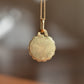 Small Vintage Scalloped Médaille d'Amour