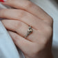 Dainty Signed Art Deco Engagement Ring