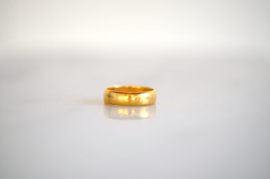 Heavy and Lush Antique 22k Ring