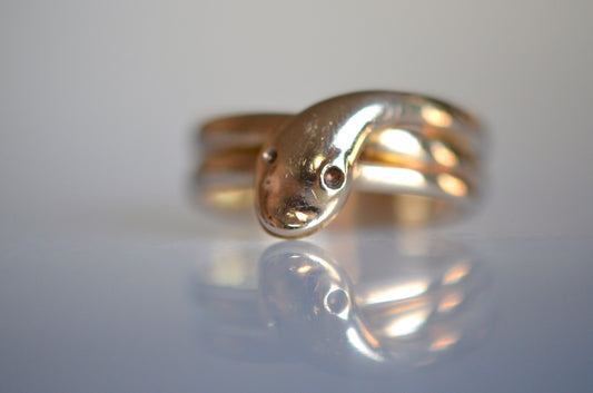 Beguiling Victorian Snake Ring