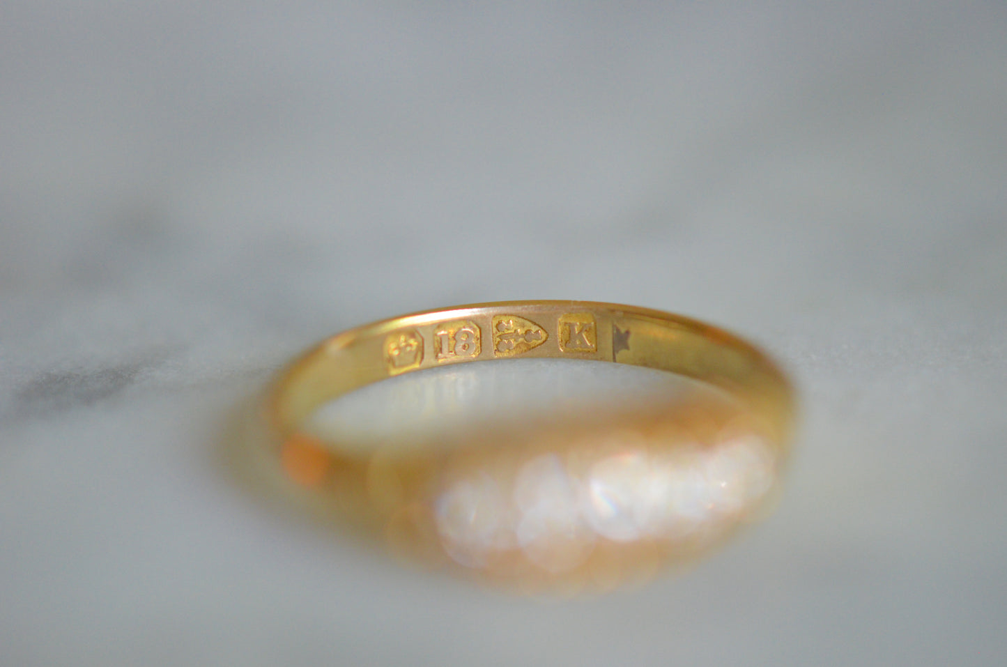 Winsome Five Diamond Ring 1893
