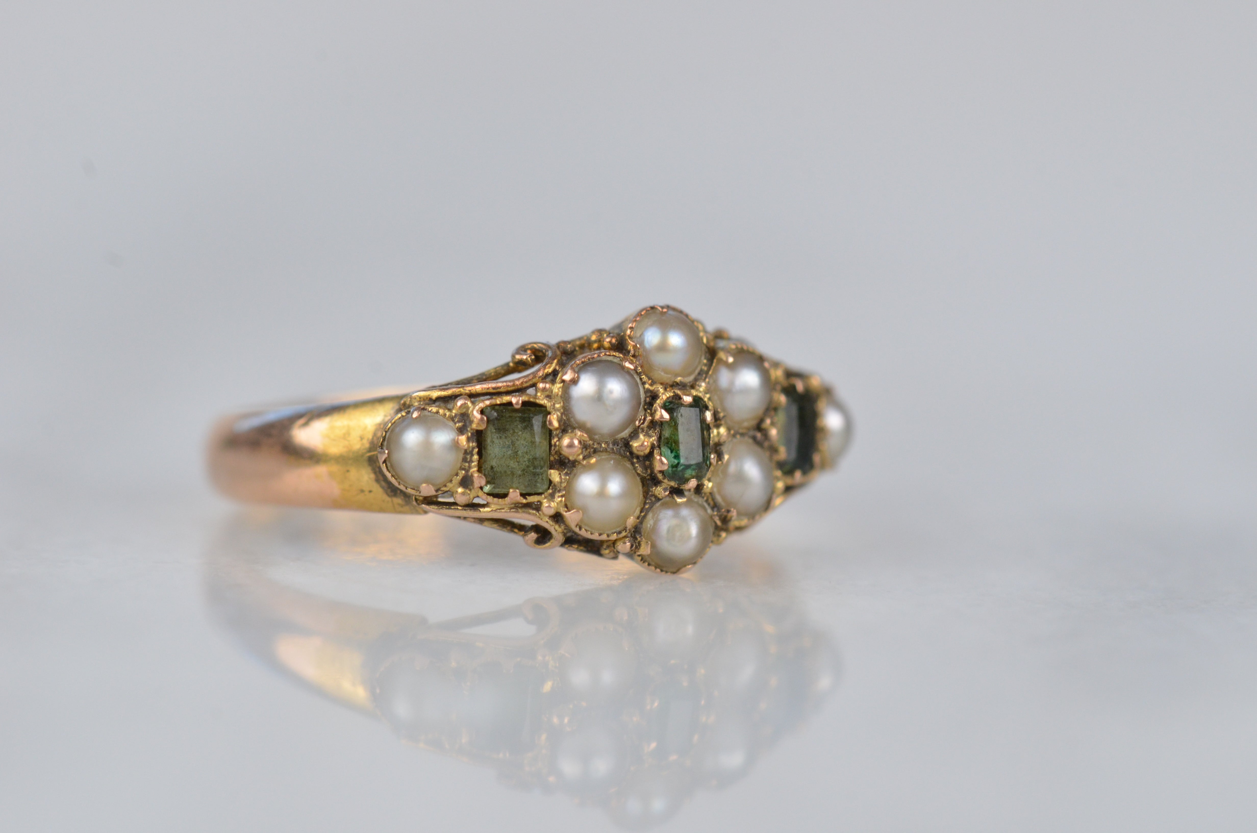 Victorian forget me not shop ring