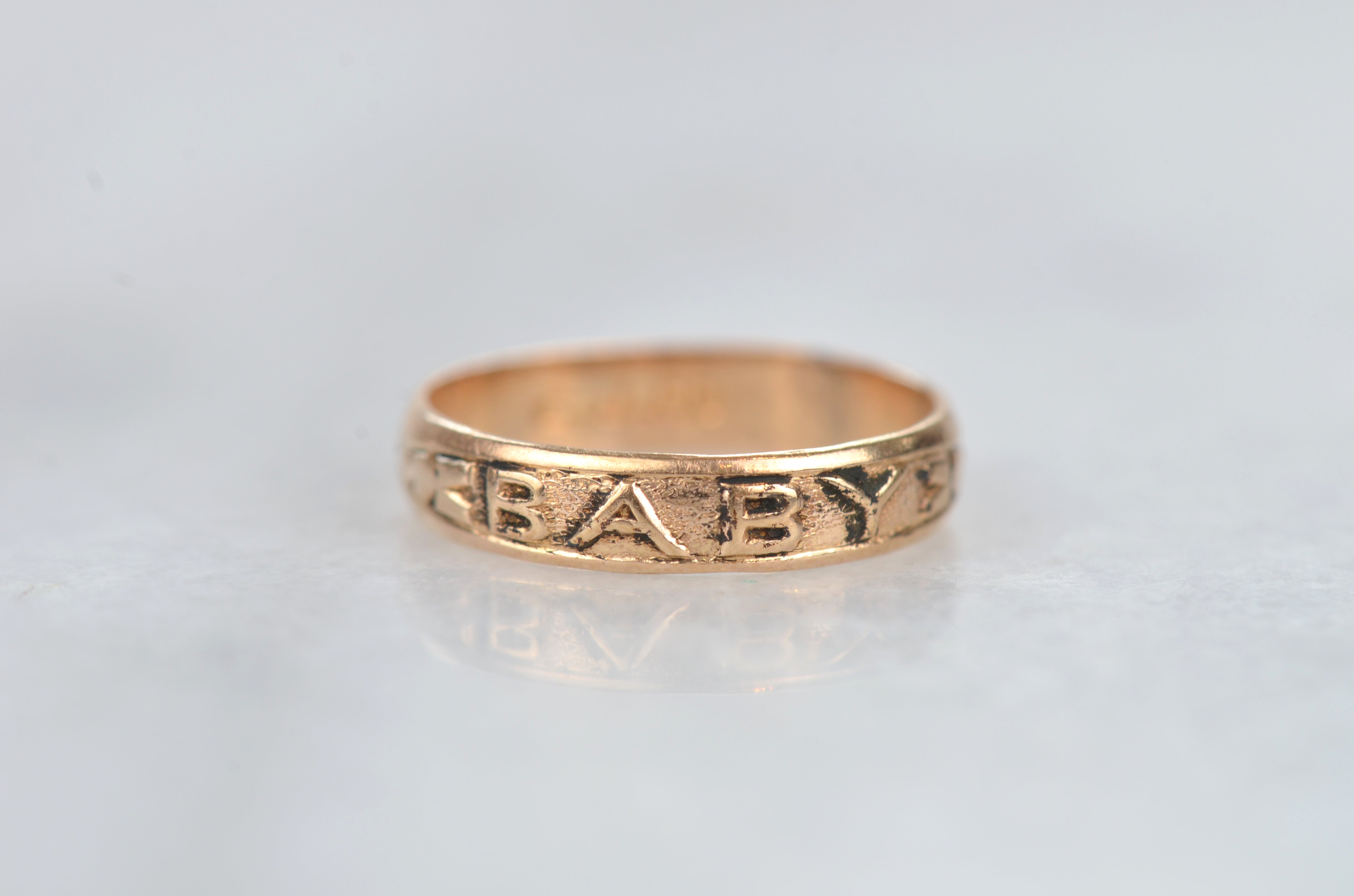 Vintage on sale baby rings