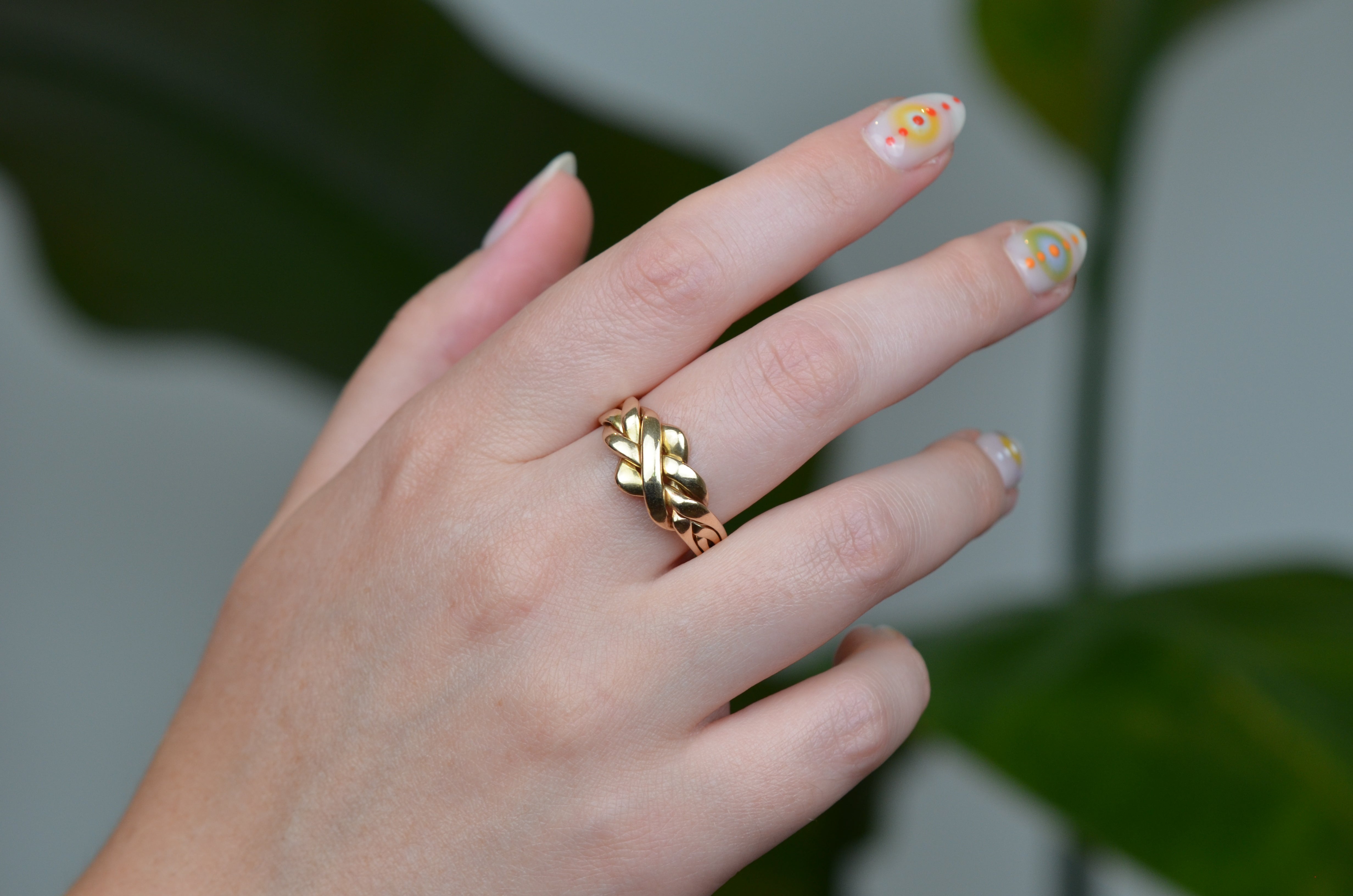 Smooth Vintage Puzzle Ring – St. Eloi