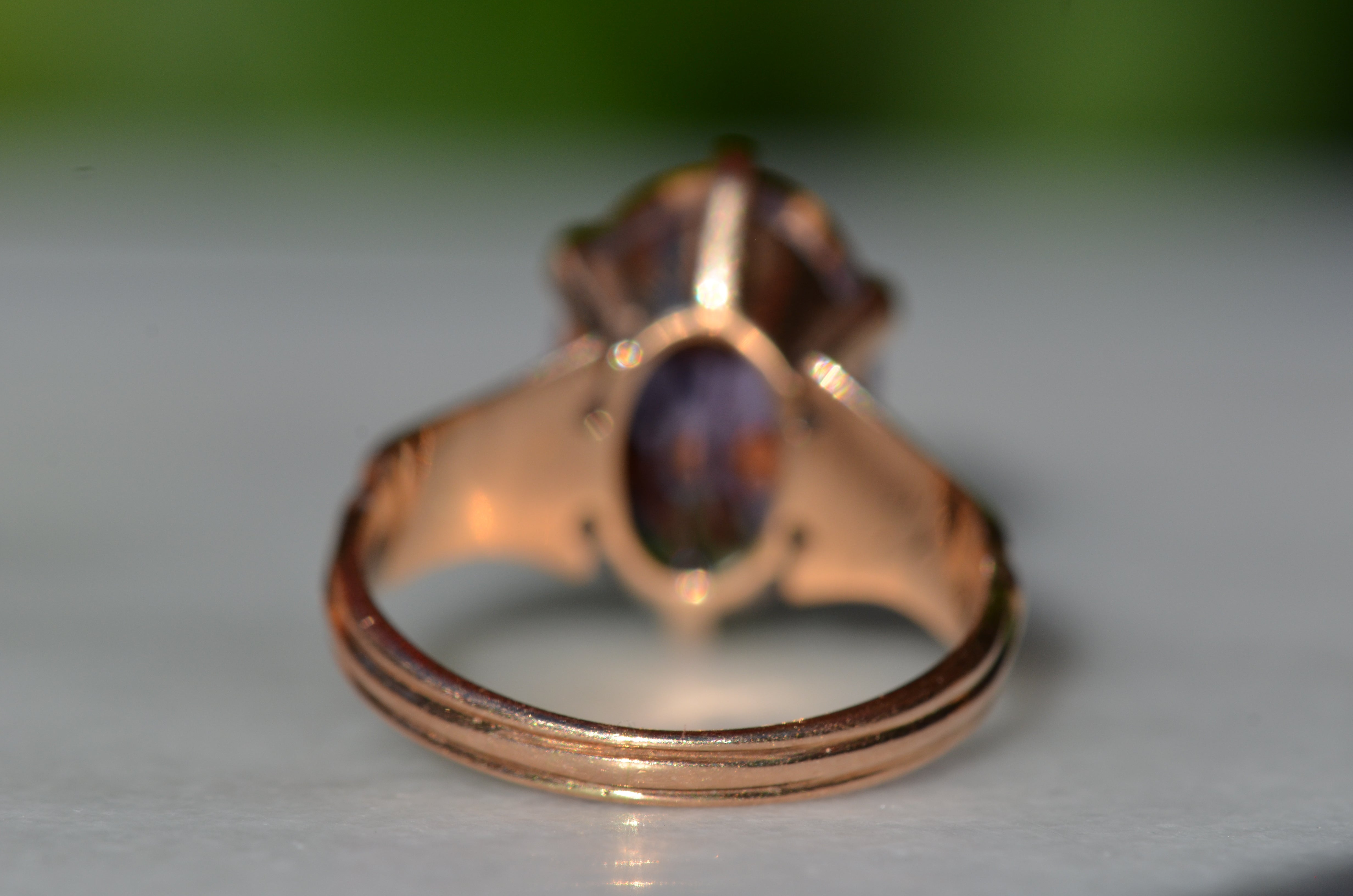 Antique hot sale rose ring