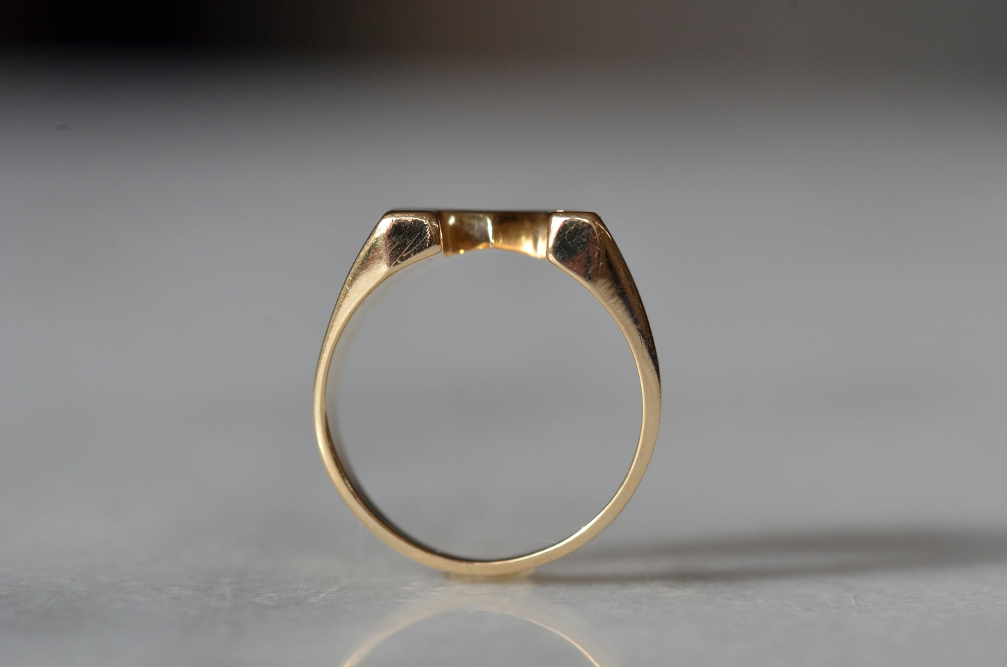 Bold Vintage M Ring